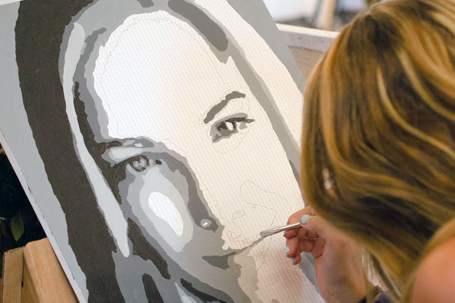 Paint by Numbers Art Attack NM