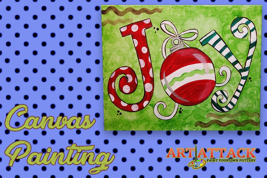 Art Attack NM Canvas Christmas