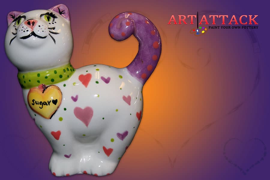 Art Attack NM Valentine’s Pottery